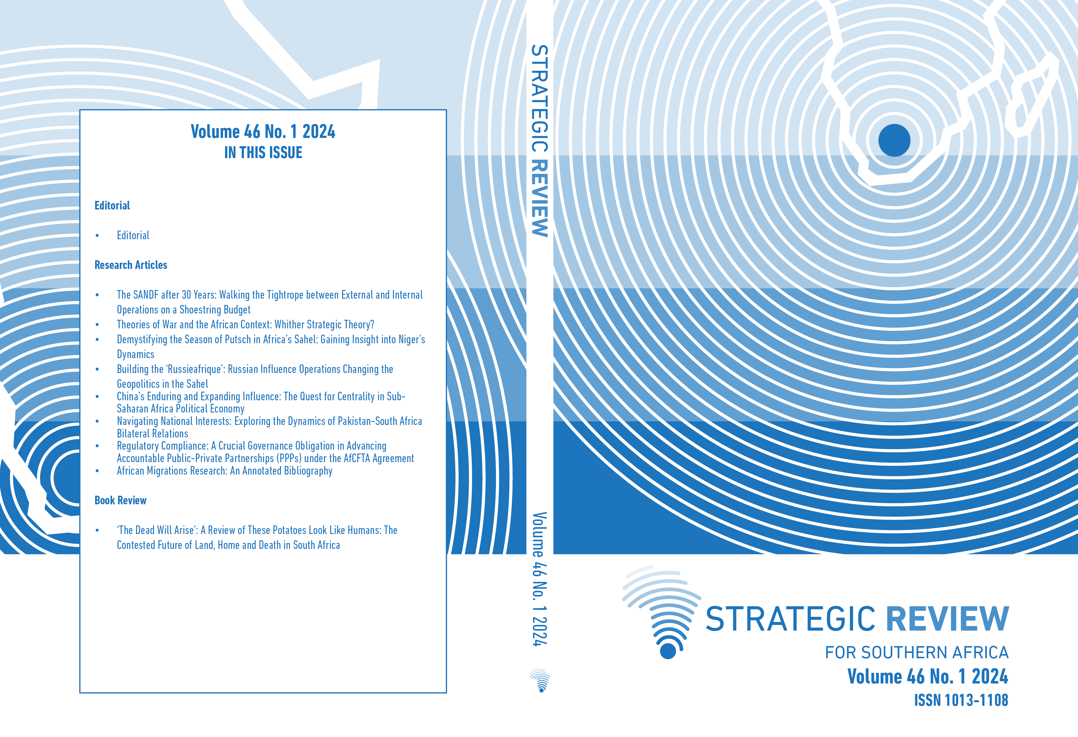 					View Vol. 46 No. 1 & 2 (2024): The Strategic Review for Southern Africa
				